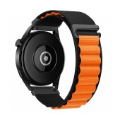 Watchband Hoco WH05 Climbing Series Nylon for Samsung Huawei Xiaomi Vivo OPPO etc 20mm Universal Black Orange