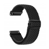 Watchband Hoco WH03 Jane Eyre Series Ultra-Thin Nylon for Samsung Huawei Xiaomi Vivo etc 22mm Universal Black