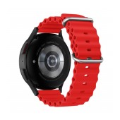 Watchband Hoco WH01 Flexible Series for Samsung Huawei Xiaomi Vivo OPPO etc 20mm Universal Red Silicon Band