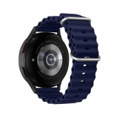 Watchband Hoco WH01 Flexible Series for Samsung Huawei Xiaomi Vivo OPPO etc 20mm Universal Midnight Blue Silicon Band