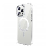 Case  Hoco Premium Series Transparent Magnetic Mag-charge for Apple iPhone 15 Pro Max Transparent