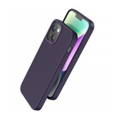 Case Hoco Pure Series Silicone Magnetic for Apple iPhone 15 Plus Purple