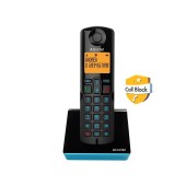 Alcatel S280 EWE Cordless Digital Telephone with Open Listening and Call Barring Black Blue
