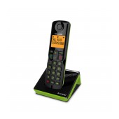 Alcatel S280 EWE Cordless Digital Telephone with Open Listening and Call Barring Black Green