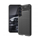 Case Ancus AutoFocus Carbon Fiber για Samsung SM-S921B Galaxy S24 5G Black