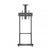 Wheeled TV Flor Stand Y800  for 32'' - 75'' VESA from 100x100mm to 600x400mm. Maximum weight capacity 50kg