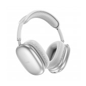 Wireless Stereo Headphone Hoco W35 Air Triumph V5.3 400mAh with Micro SD & AUX Ports and Control Buttons Silver