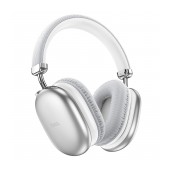 Wireless Stereo Headphone Hoco W35 Max Joy V5.3 800mAh with Micro SD and AUX ports Silver