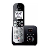 Dect/Gap Panasonic KX-TG6861GRB with With Call Blocking and Answering Machine Black