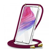 Case Ancus Crossbody for Xiaomi Redmi A3 with Bordeaux